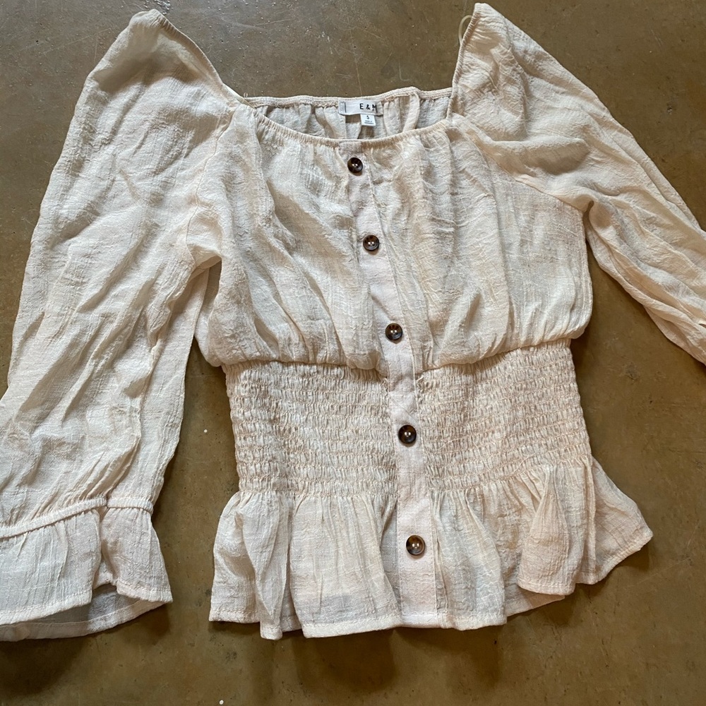 Long sleeve blouse